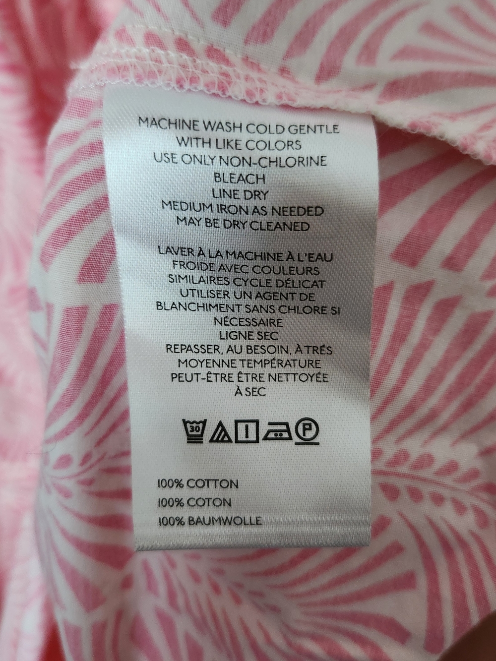 Anthropologie | The Somerset 100% Cotton Maxi Dress Raspberry Motif - Size S - Picture 12 of 12